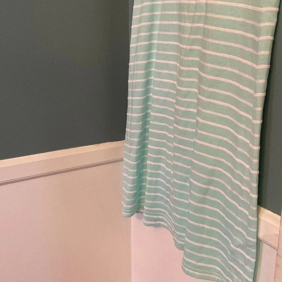 STS - Sail to sable dress - size L - sea foam green and white stripes - Picture 4 of 8